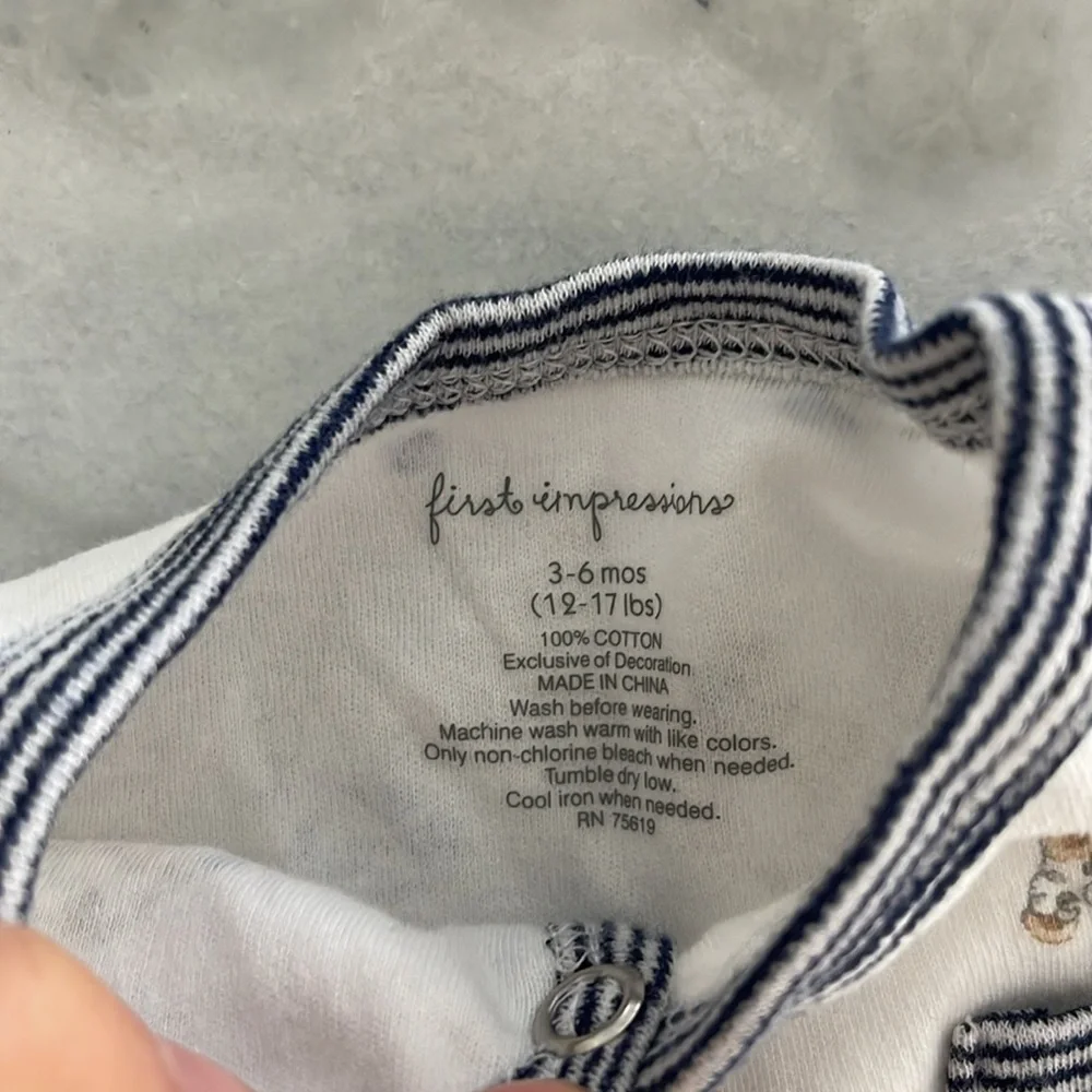 NWTT First Impressions 3-6Months Baby Matching Set